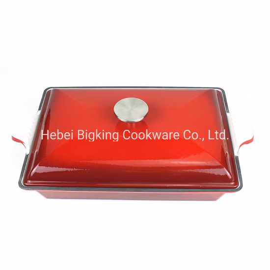 Cazuela redonda del pote de sopa del utensilios de cocina del arrabio del esmalte 13inch